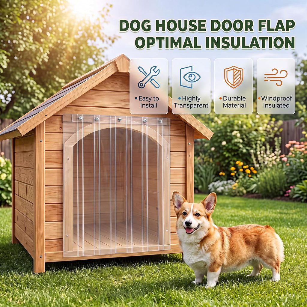 11.8 Inch x 9.84 ft Dog Door Replacement Flaps
