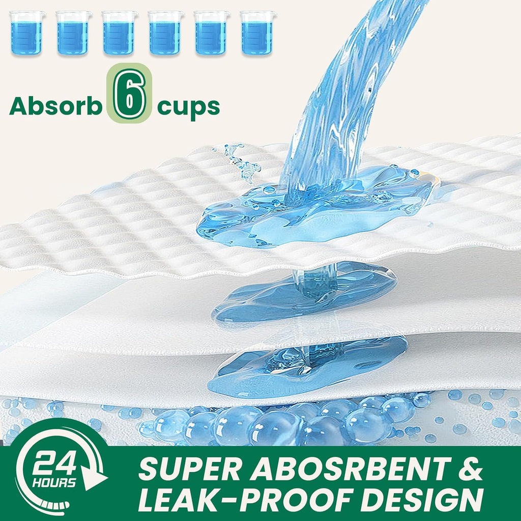 100 Count Large Dog & Cat Puppy Pee Pads - 28"x30" Absorbent Potty Training Pads | Leakproof Quick-Dry Disposable Pet Pa