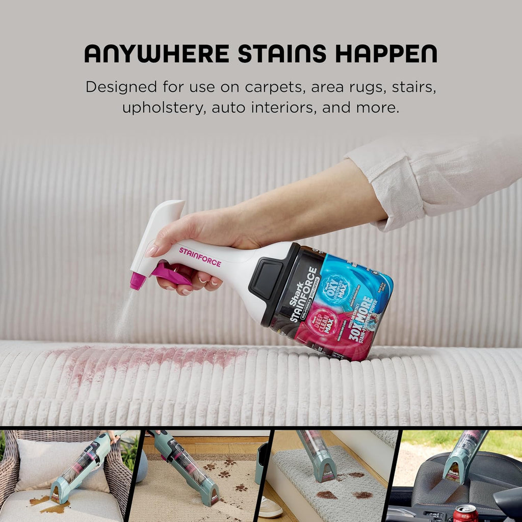 Shark StainForce Single Refill Cartridge, Stain & Odor Remover, HXCM500