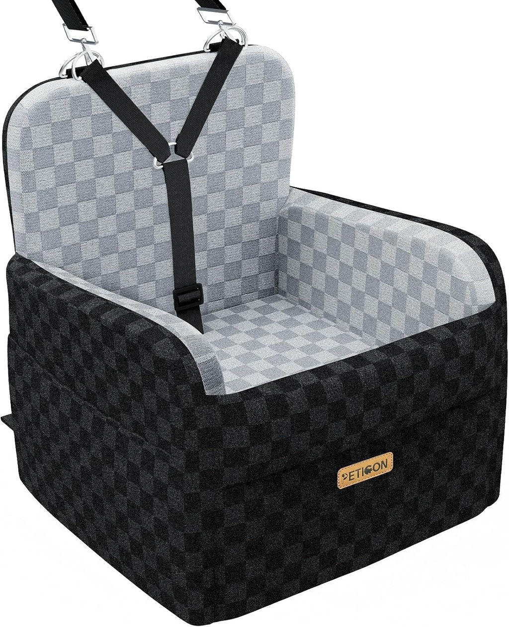 Waterproof Dog Car Seat for Small Medium Dogs, 6in Memory Foam