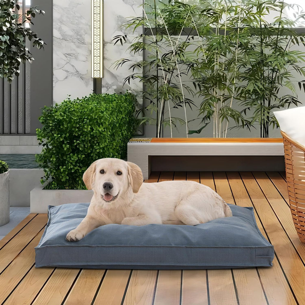 Dog Bed Covers Replacement, 36Lx27Wx3H Inch, Cover Only, Blue-Gray