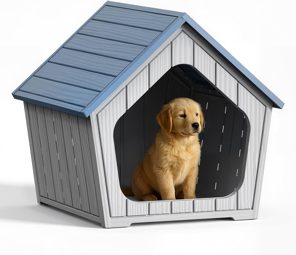 Small Dog House Indoor/Outdoor, Blue