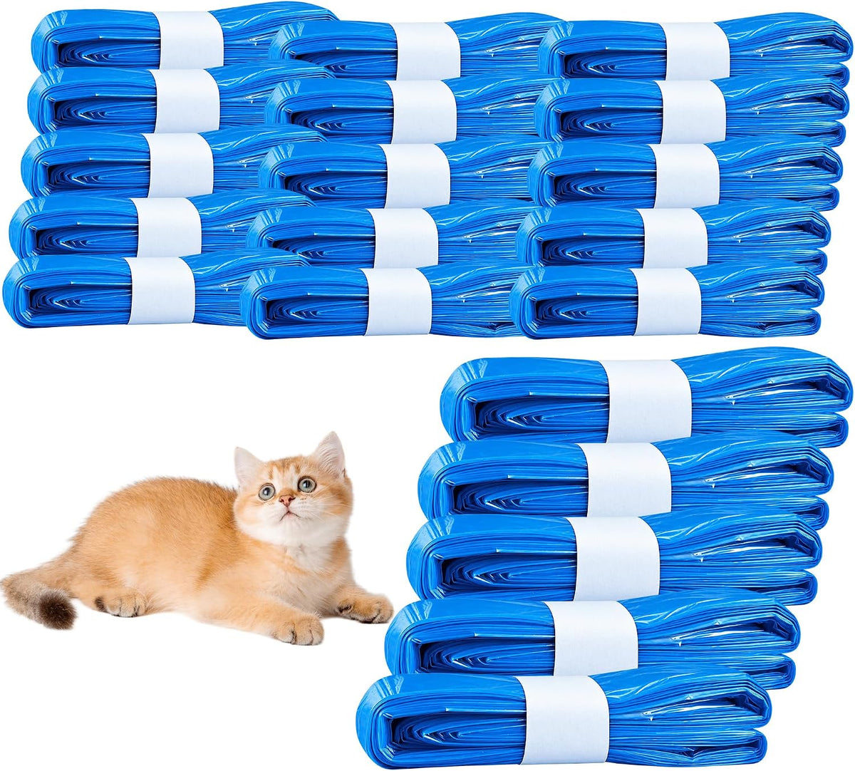 12 Pack Cat Litter Refill Bags Fit for Litter Genie Standard, Plus, XL Pail