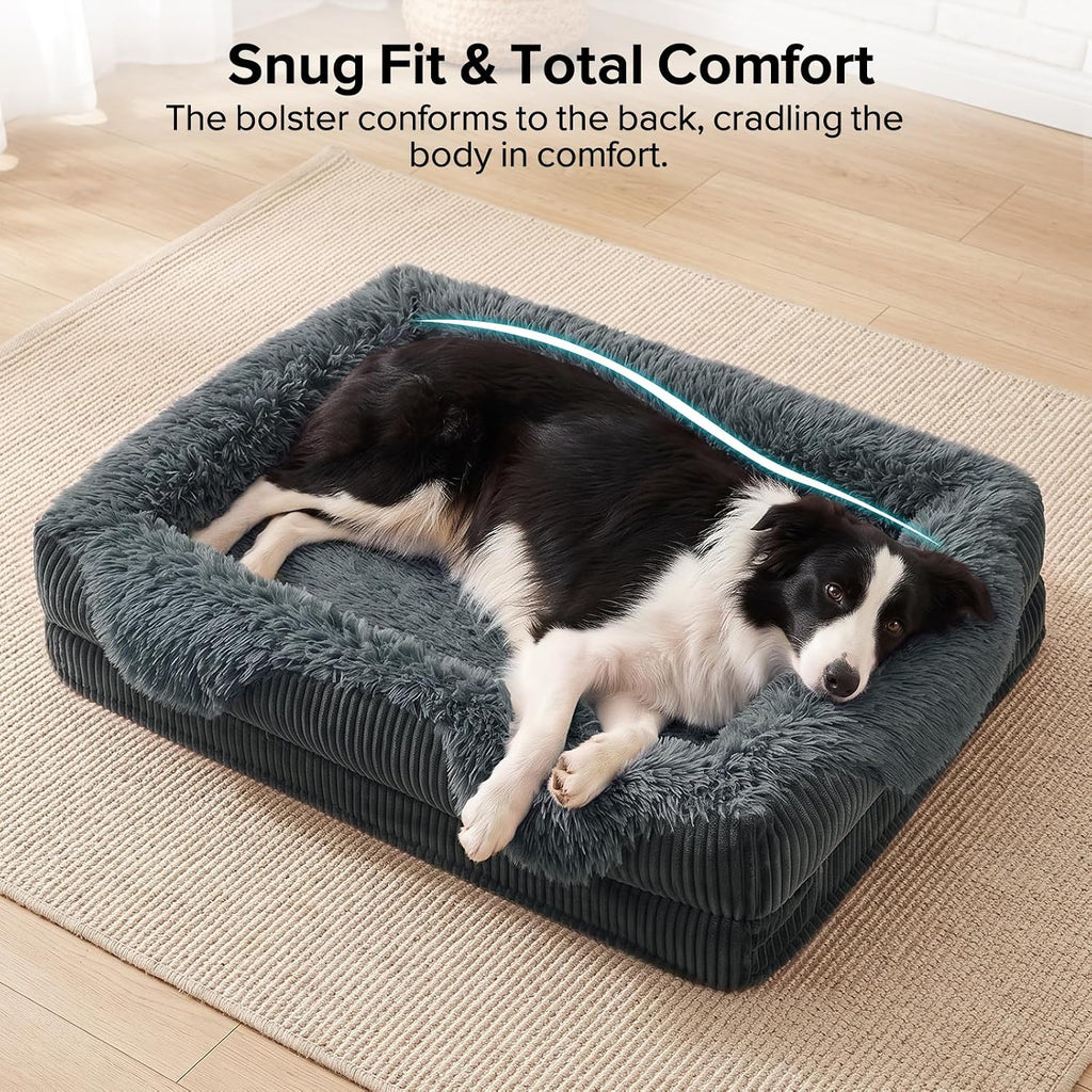 Orthopedic Dog Bed for Large Sized Dog, Washable XL Dog Couch Beds