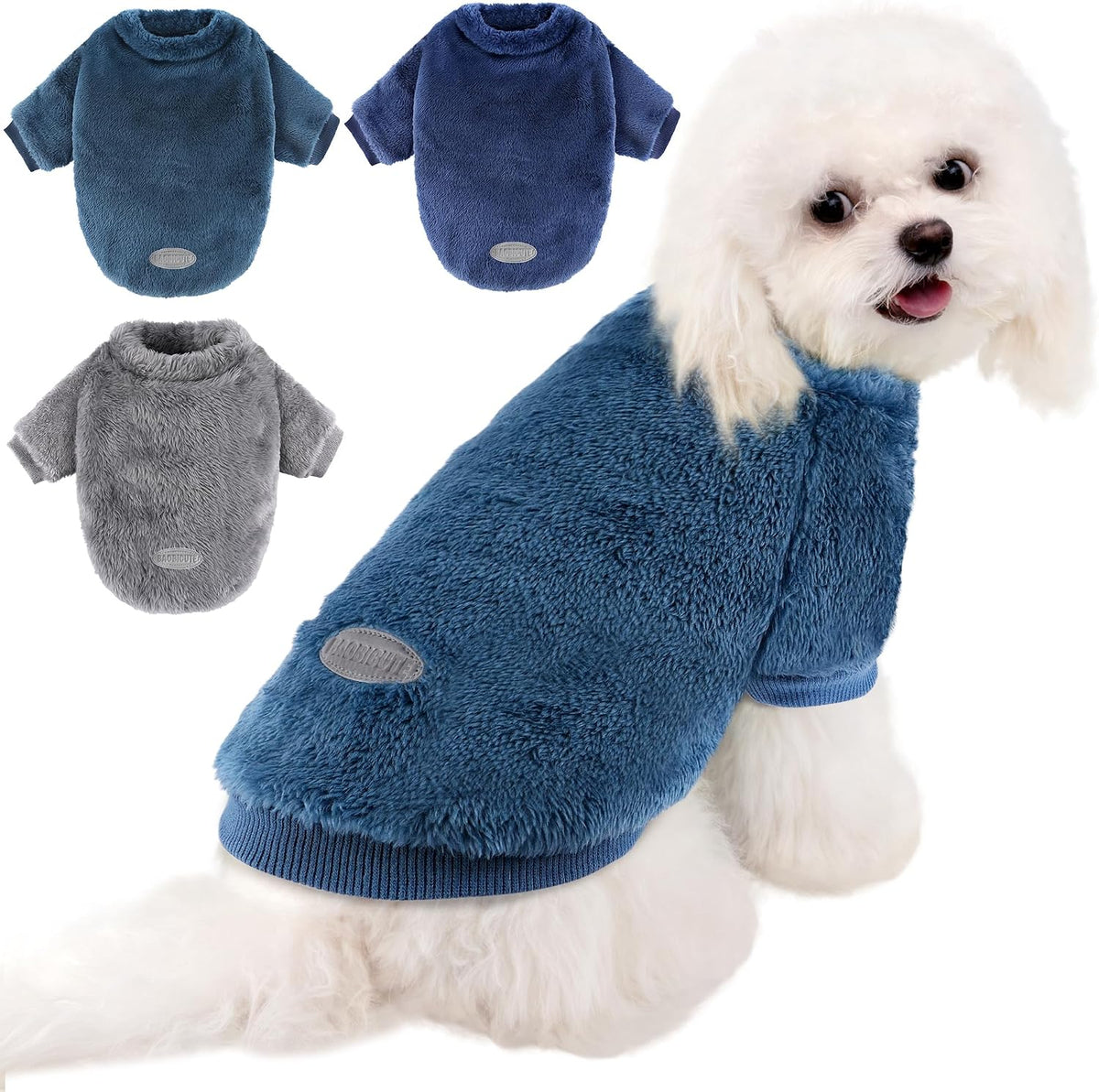 3 Pack Dog Sweater Clothes for Small Dogs Girls Boys Christmas