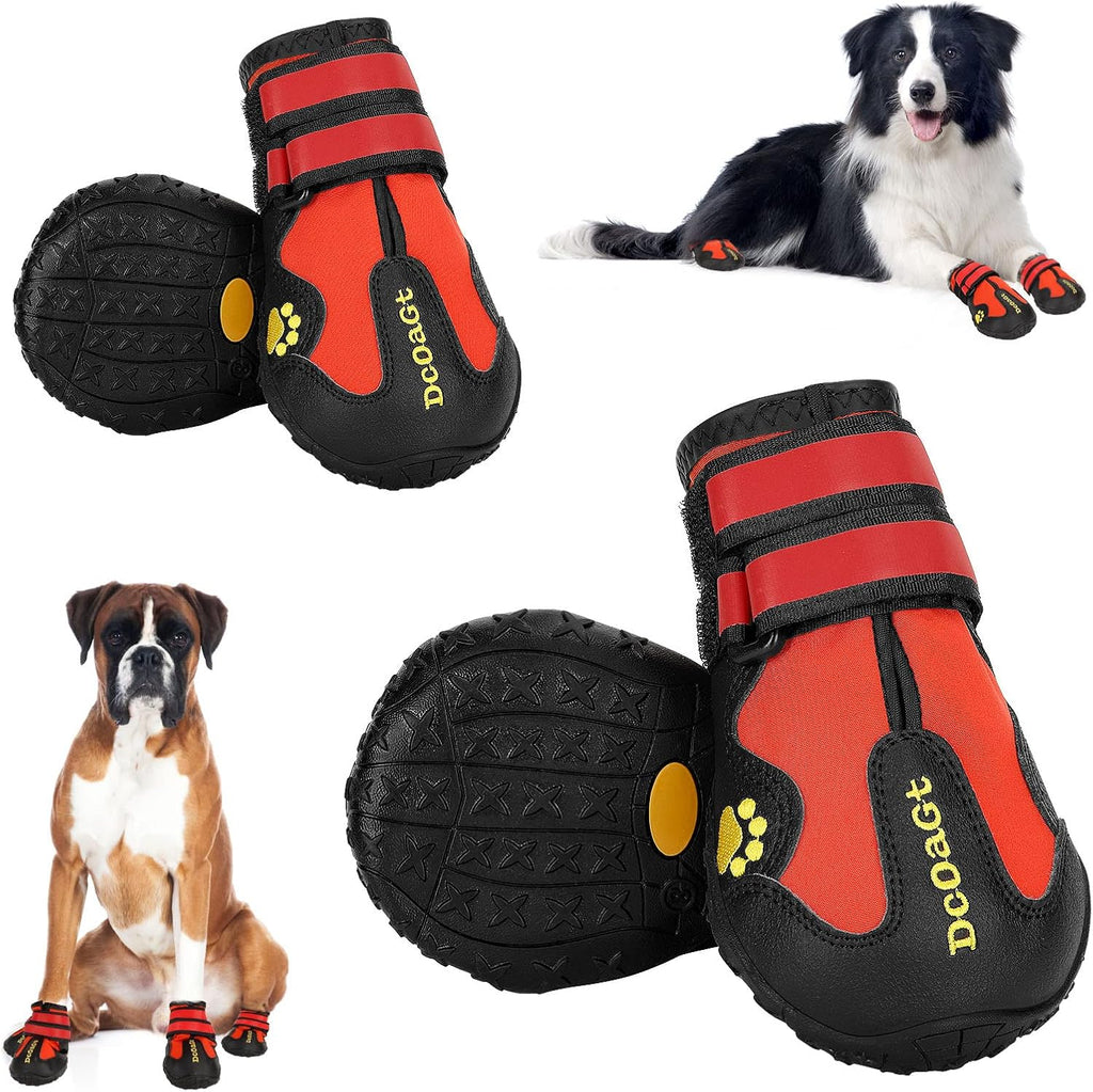 DcOaGt Dog Shoes Large Size Dogs XXL,Waterproof Dog Boots Dog Booties