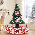 DWVO 58.2in Cat Christmas Tree with Circle Cat Tunnel