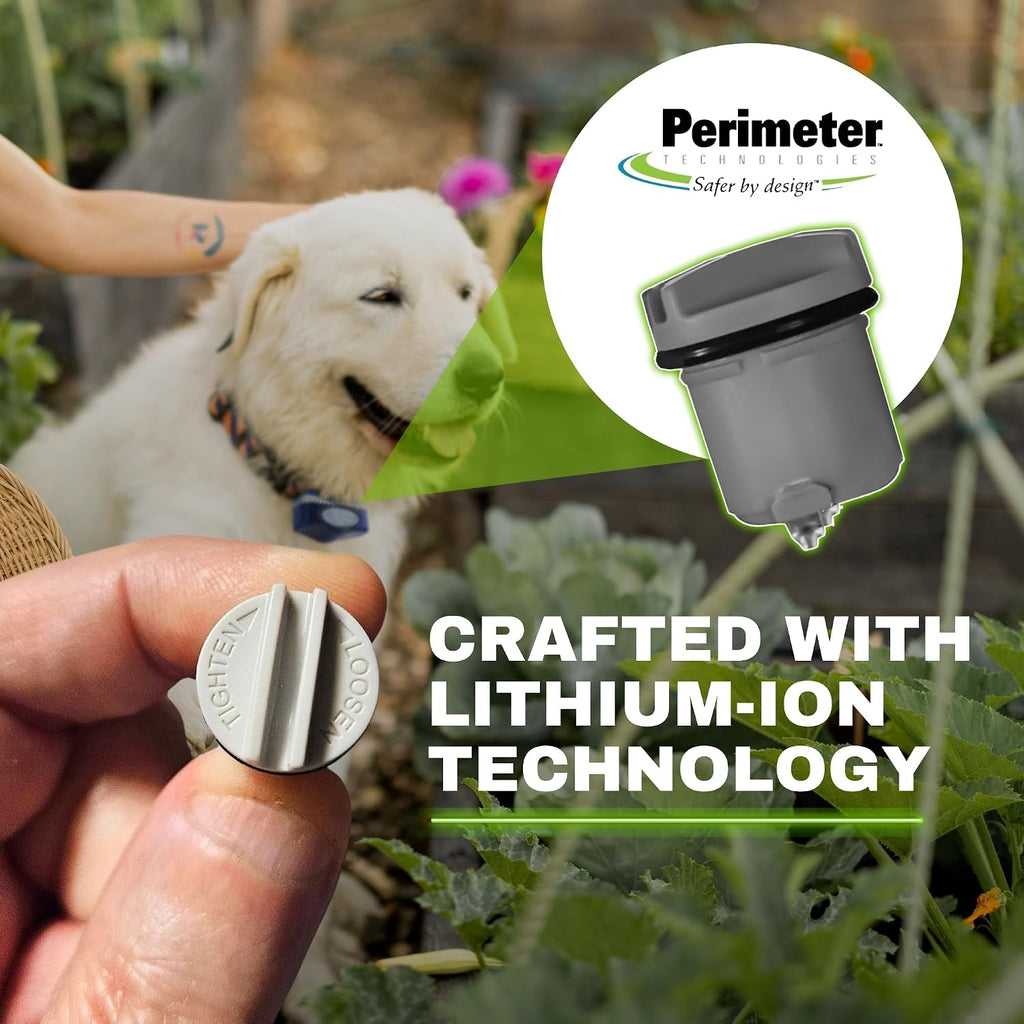 Perimeter Technologies Invisible Fence Collar Battery - Brand Compatible - Includes eOutletDeals Pet Towel (2 Pack)