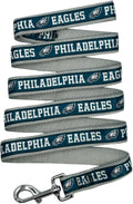 Pets First NFL Licensed Philadelphia Eagles Pet Leash, Size Large – Durable Satin Dog & Cat Walking Strap and Pet Tether