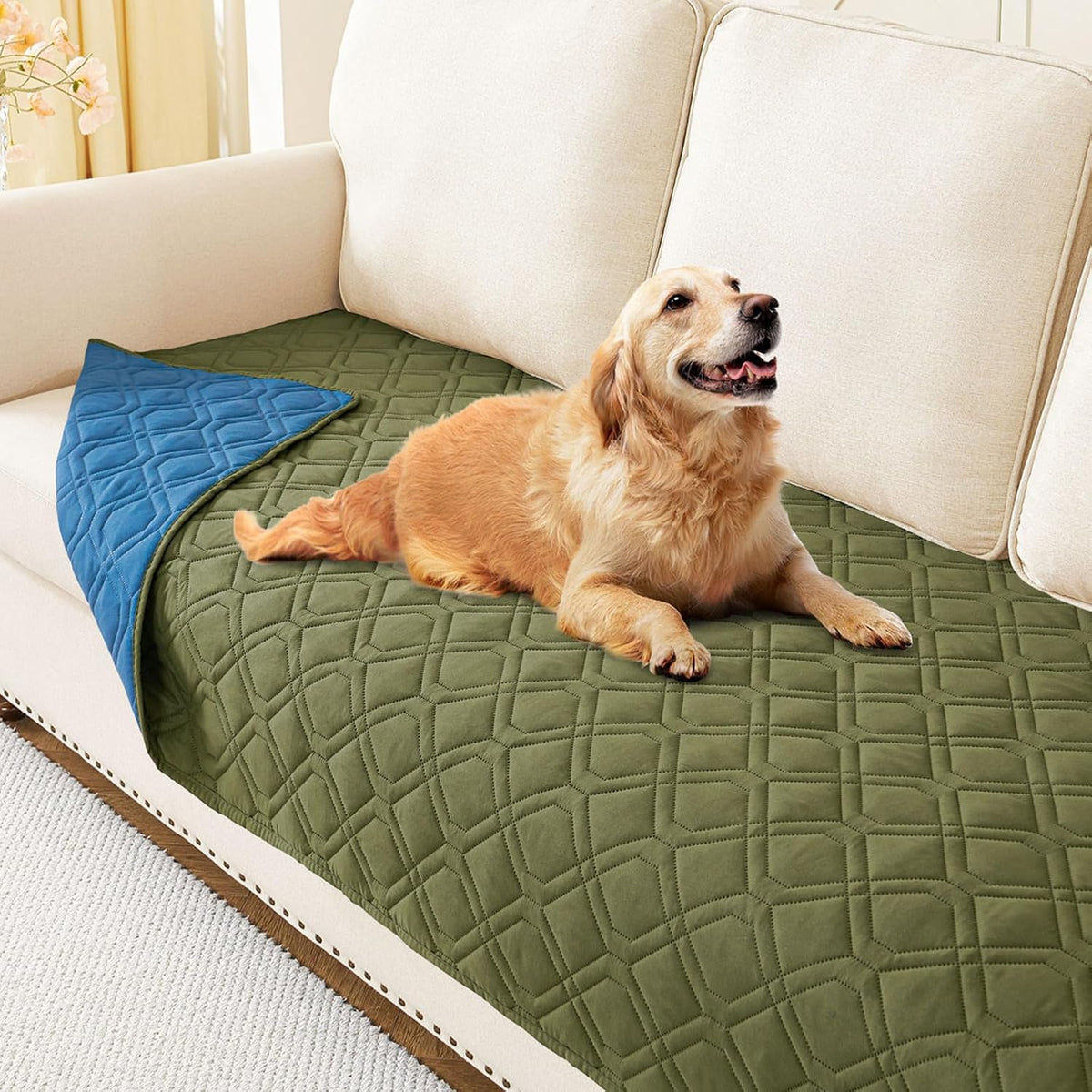 Waterproof Dog Bed Blanket - Soft Pet Blanket & Sofa Cover for Dogs