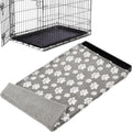 BALAPET Washable Dog Crate Pan Cover, Soft Plush Velvet Liner for Dog Crate Tray Fitted Cover for Pet Crate Pan 36 x 23 
