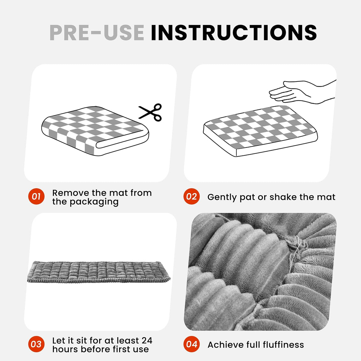 Backseat Dog Bed Mat for Car, Non-Slip Dog Bed for Car Back Seat