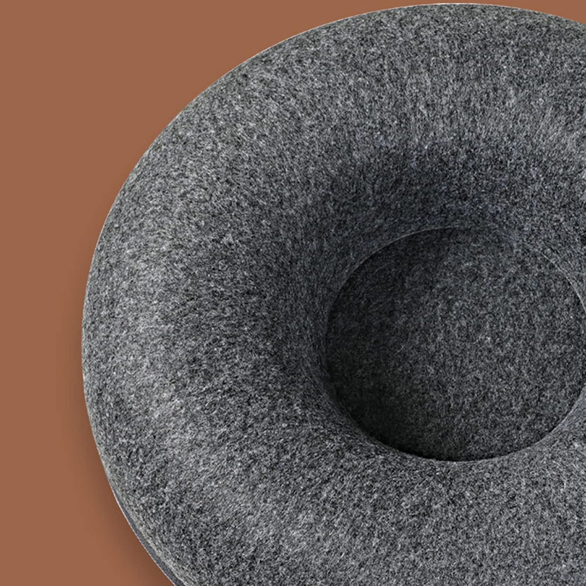 Felt Tunnel, Round Scratcher Cloth Toy, Tunnel for Cats, Thicken Bed 2in1 Tube House Rabbits Kitten Playing Hiding Detac