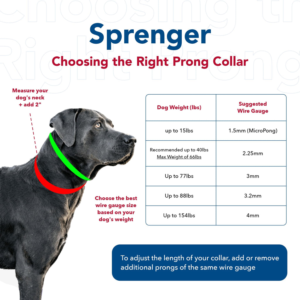 Coastal Pet Herm Sprenger Prong Collar, Chrome, 3.0 mm x 18"–20"