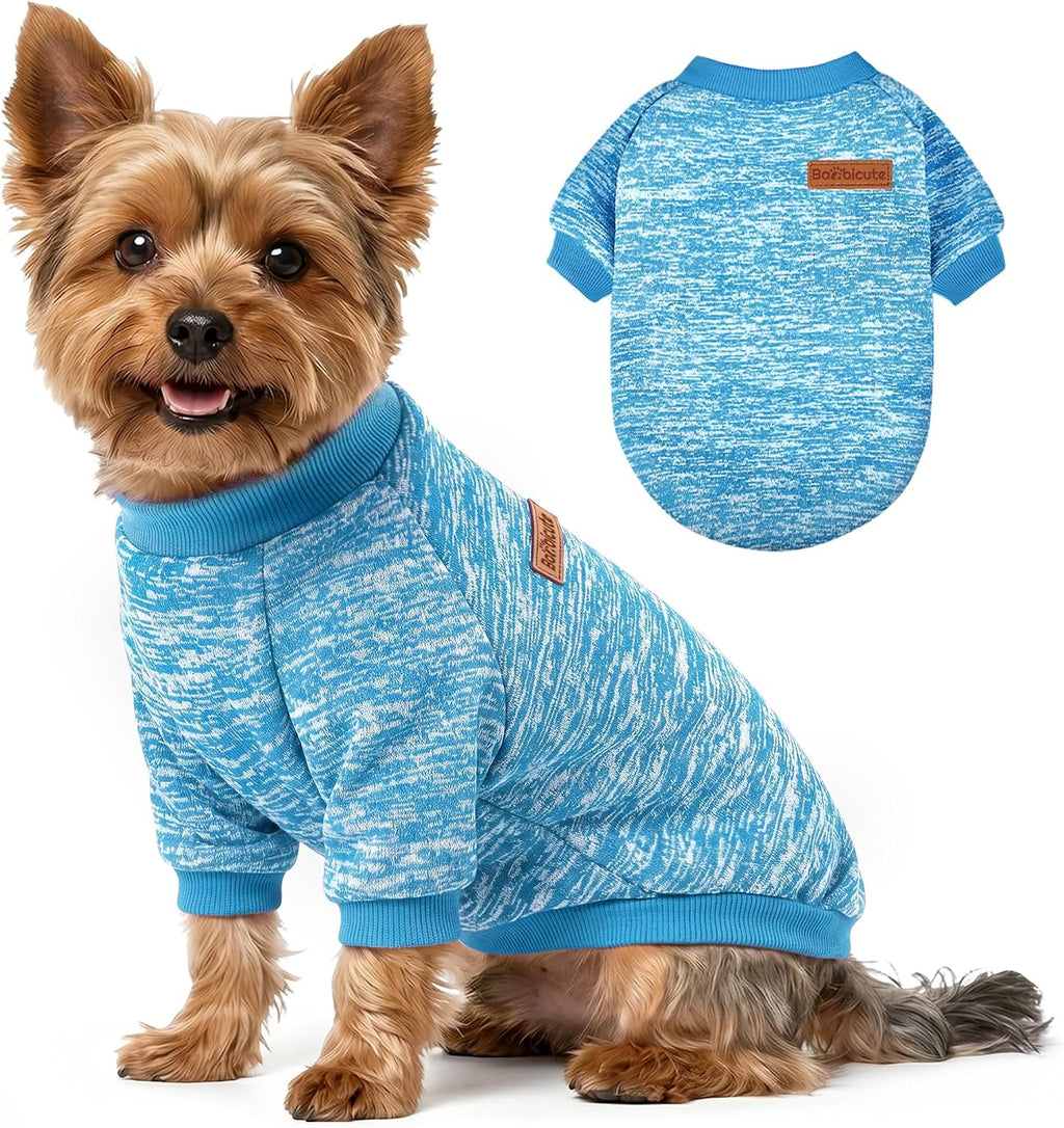 3 Pack Dog Sweaters for Small Dogs Girl Boy Winter Fleece Clothes Warm Soft Dog Sweatshirt Outfit for Dogs Cats Pet Appa