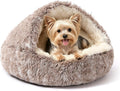 NOYAL Hooded Donut Bed, Calming Cave for Cats & Small Dogs