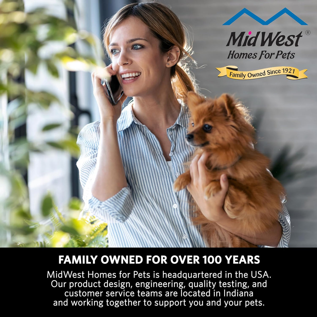 MidWest Homes for Pets Medium Dog Crate Cover, Black Polyester Privacy Kennel Cover Fits Most 30-inch Crates, Machine Wa