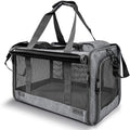 GAPZER Pet Carrier for Large Cats up to 20lbs Soft-Sided Privacy Protection