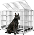 48 Inch Heavy Duty Dog Crate, Indestructible Kennel for Large Dogs