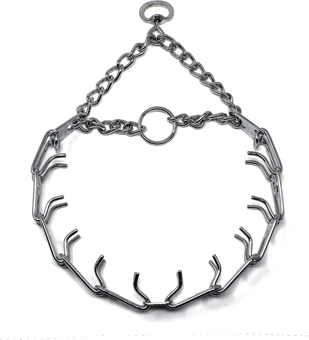 Herm Sprenger Prong Dog Training Collar - 16" Long with 2.25mm Gauge (for Dogs up to 40lbs) - Fits 13" Neck, Extendable 