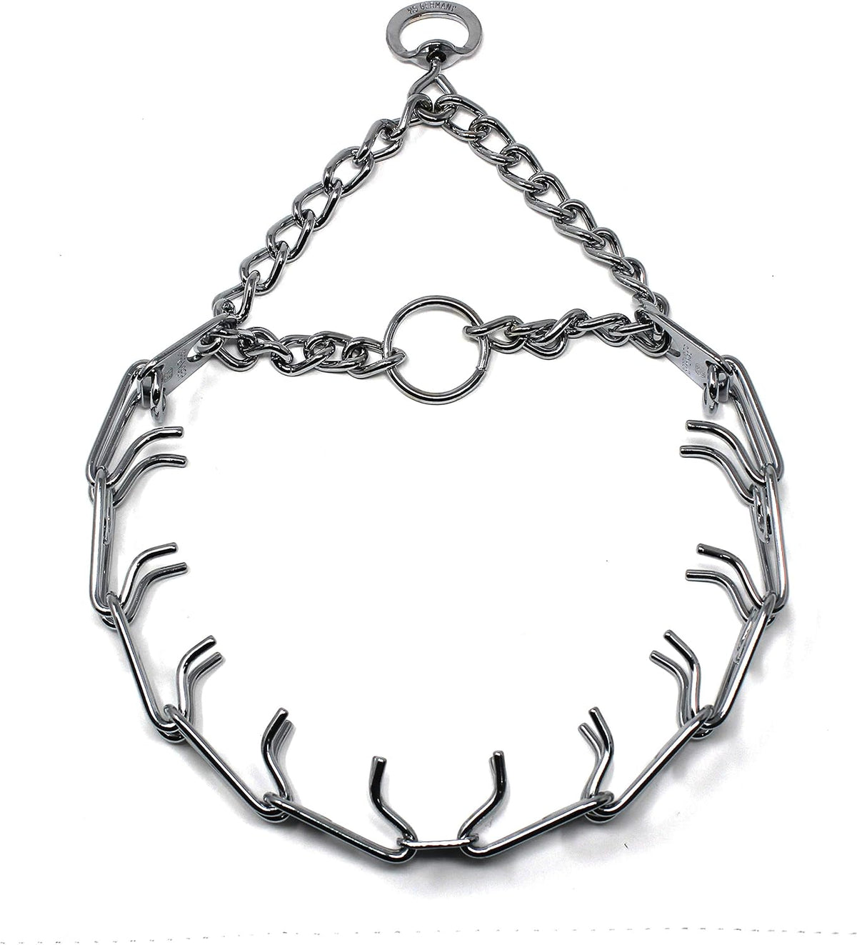 Herm Sprenger Prong Dog Training Collar - 16" Long with 2.25mm Gauge (for Dogs up to 40lbs) - Fits 13" Neck, Extendable 