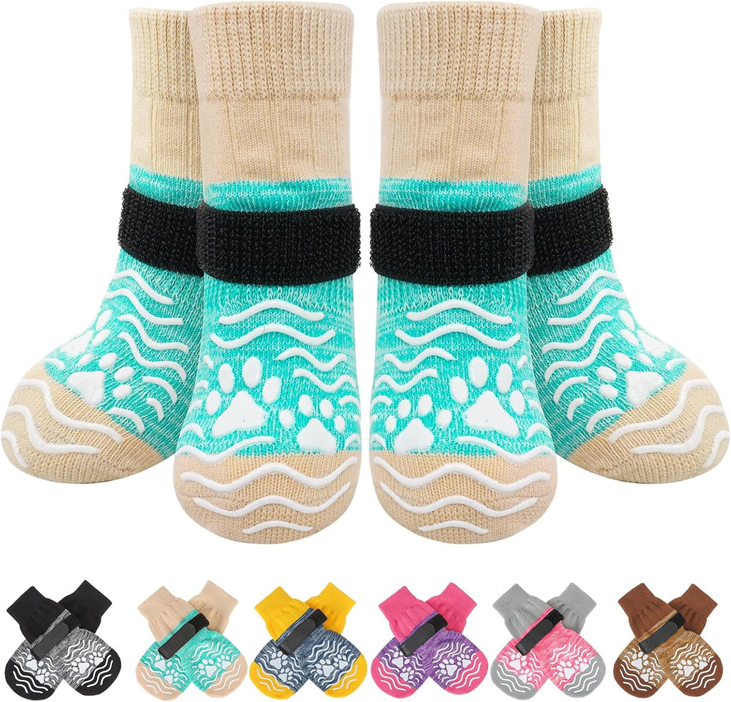 PUPTECK Dog Socks to Prevent Licking Paws, Dog Shoes for Hot Pavement