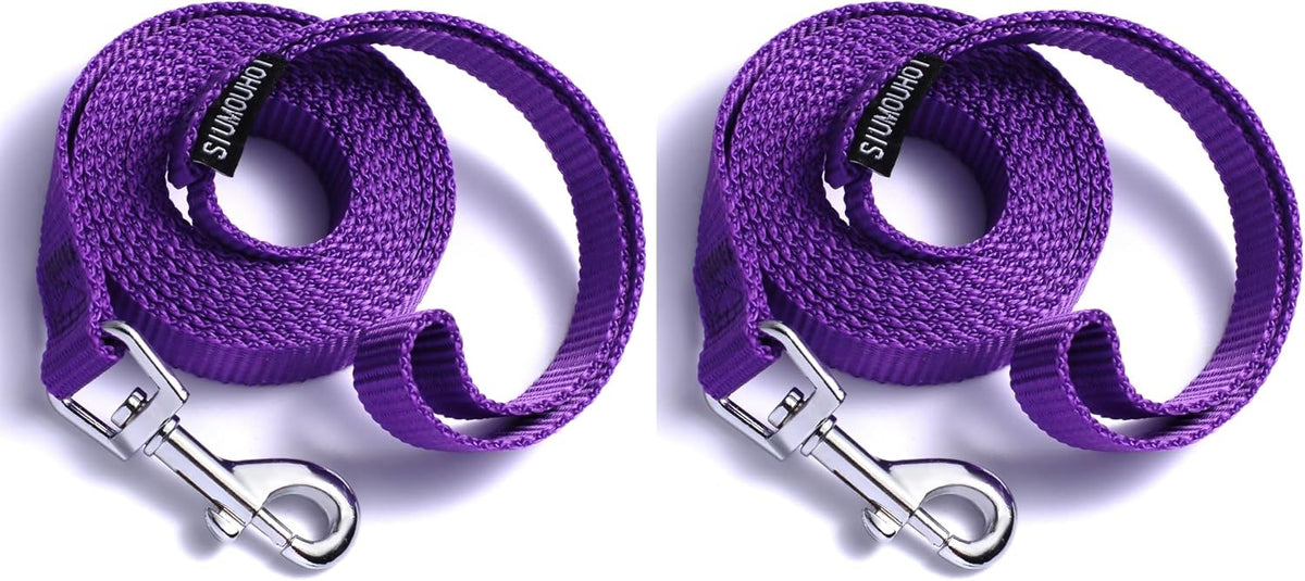 6 FT Puppy Leashes, Strong Traditional Style Leash with Easy to Use Collar Hook,Dog Lead Great for Small and Medium and 