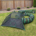 6-in-1 Cat Tent & Enclosure Outdoor, Foldable Playpen with Tunnels