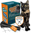 Steel Reinforced Cat Netting for Balcony - Cat Net for Catio – Safety Netting for Pets - Animal Proof Screen - Strong Pe