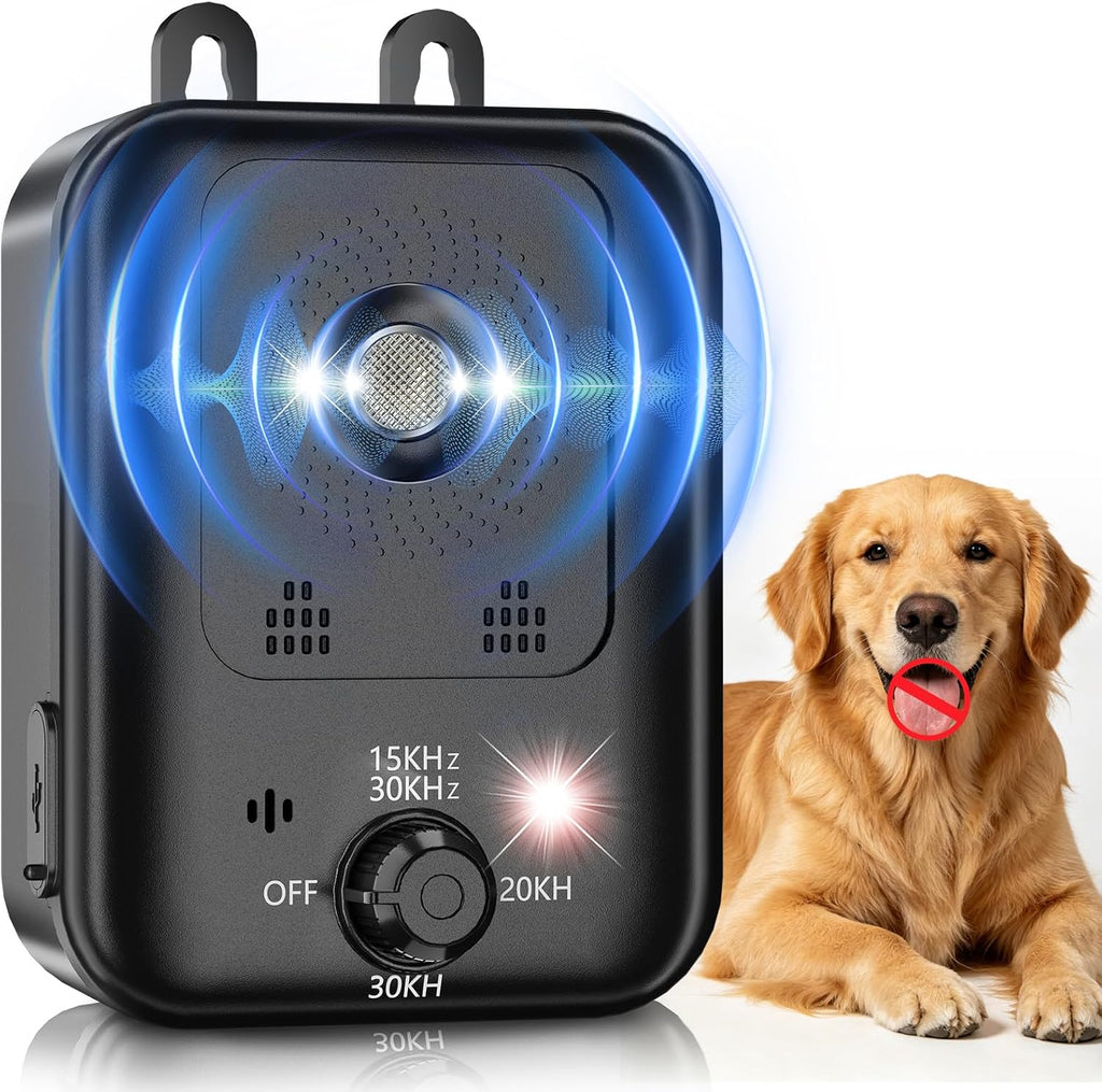 Anti Barking Device for Dogs, 3 Modes Ultrasonic Bark Deterrent
