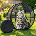 27'' Cat Hamster Ball for Outside, 360° Pop Up Cat Outdoor Play Enclosure