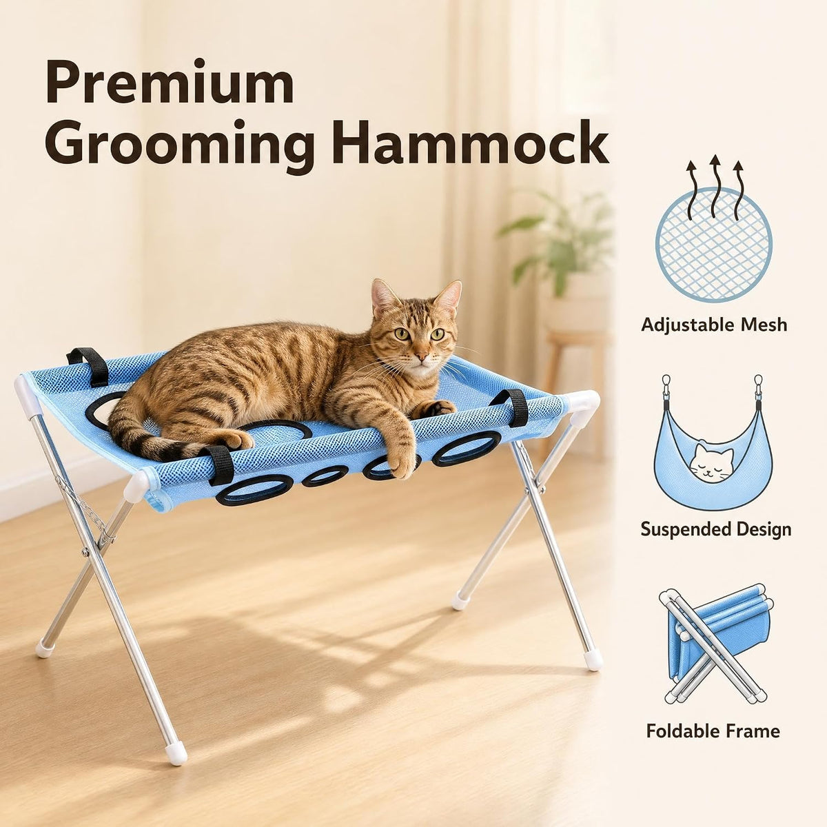 Dog Bath Hammock for Small Medium Dogs and Cats