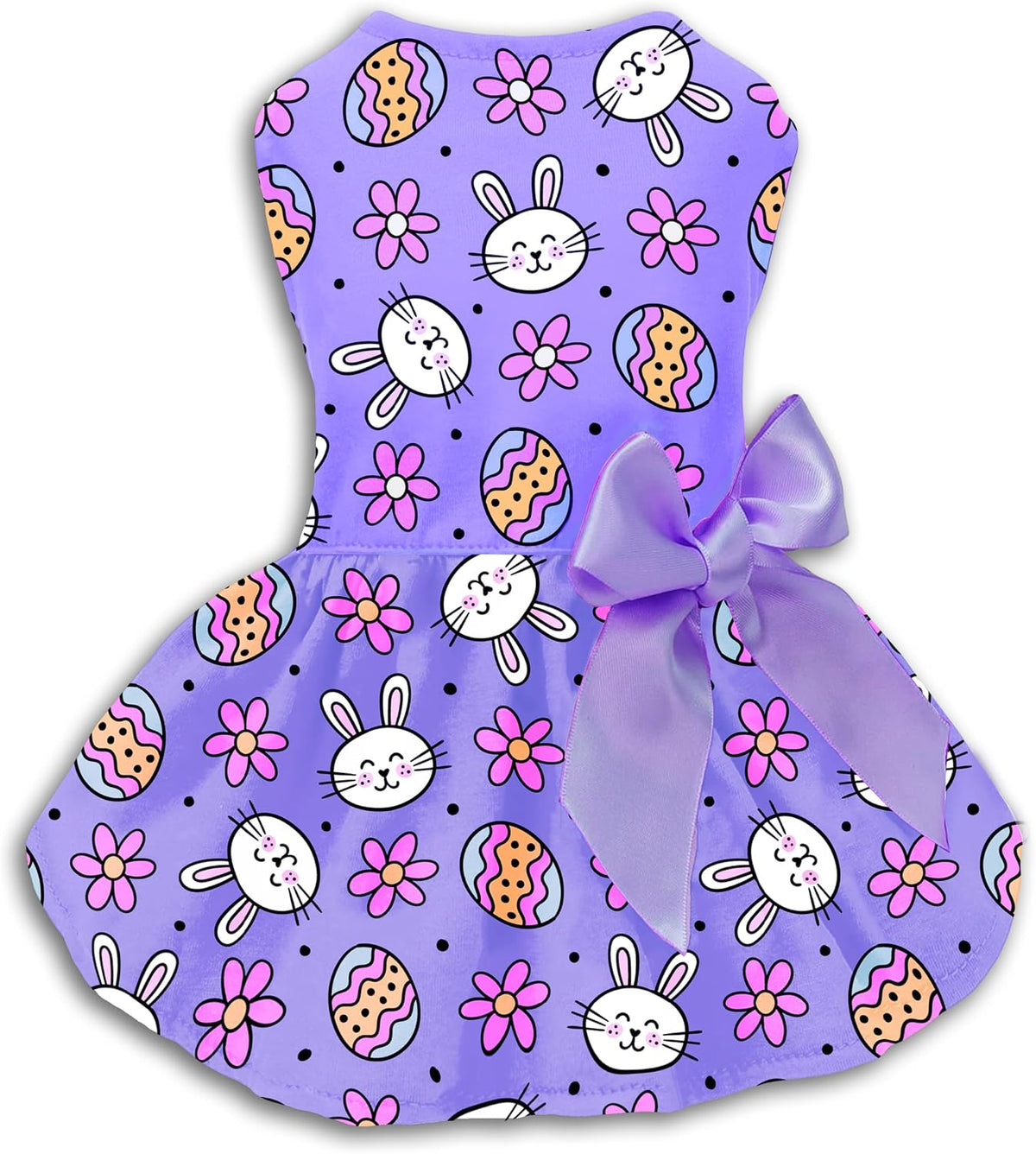 Halloween Dog Dress, Holiday Cat Cotton Outfits Skull Skirt for Small Boys and Girls Puppies Pets Doggie