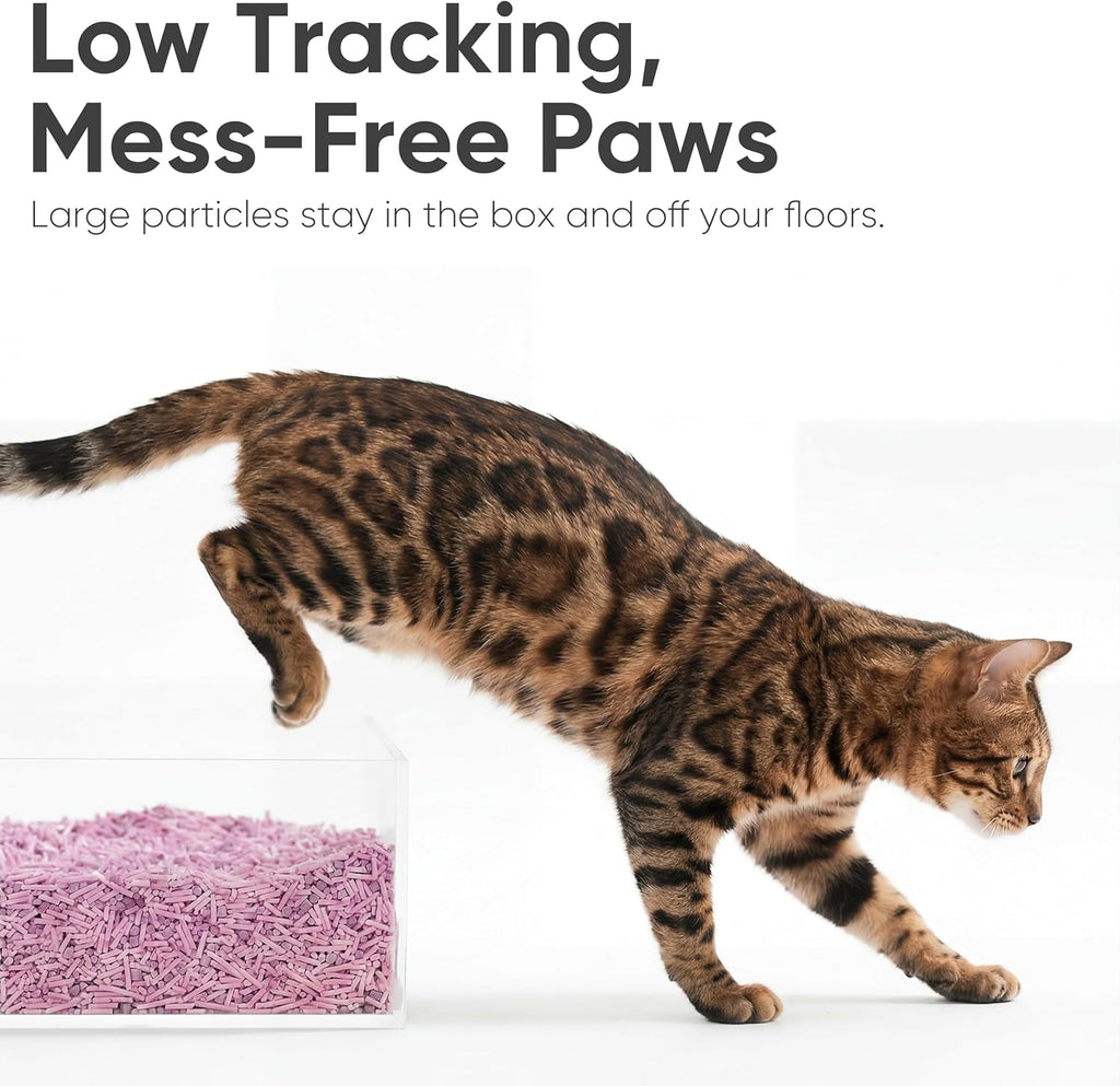 FUKUMARU Tofu Cat Litter, Lavender Scented, Clumping, Odor Control, 12 lb