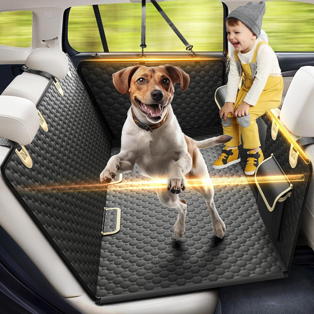 Back Seat Extender for Dogs, Heavy Duty Dog Car Seat Cover for Back Seat