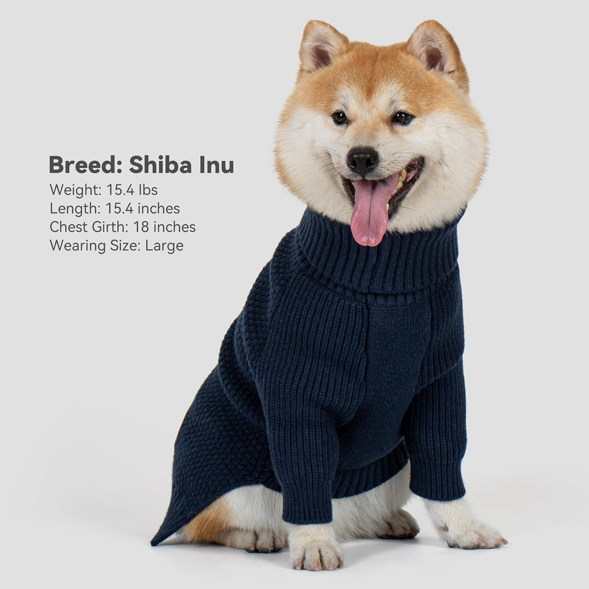 Dog Sweater Long Sleeve Warm Knit Sweaters for Small Dogs Cats Boy