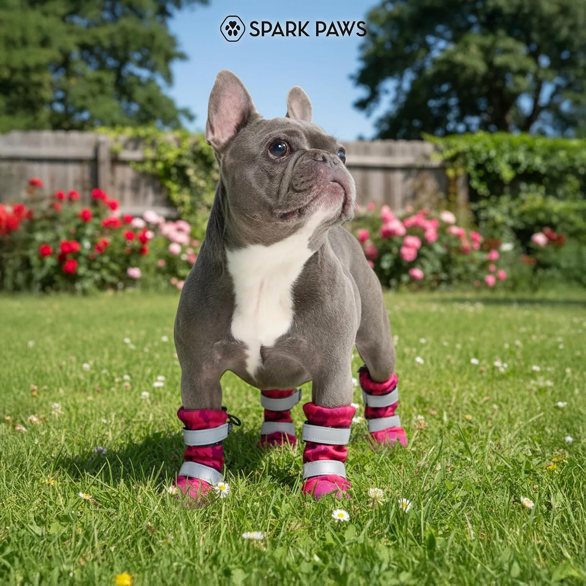 Spark Paws Dog Winter Boots, Waterproof Snow Booties, Small Large Dogs