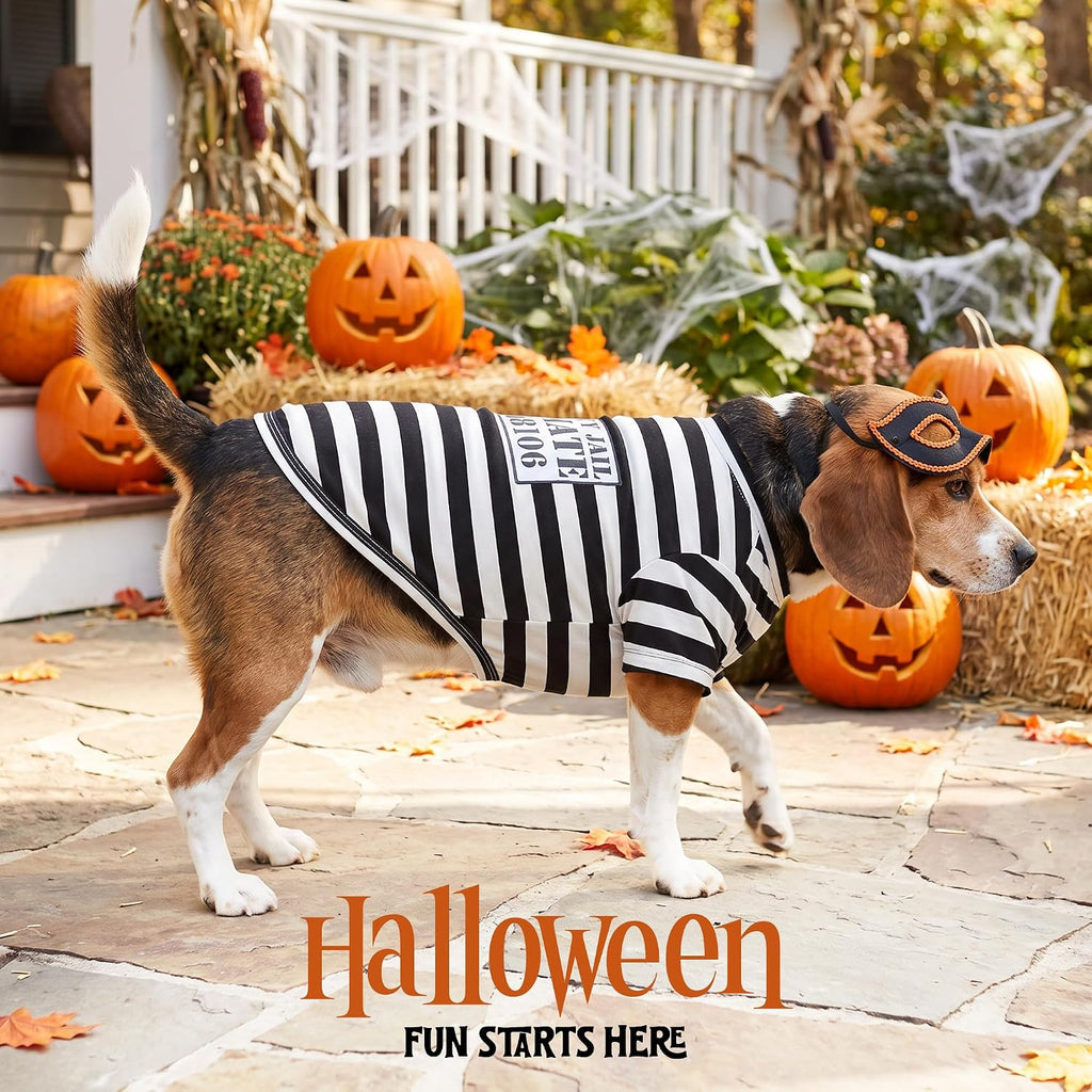 Parisian Pet Dog Halloween Costume - Prisoner Halloween Costumes for Dogs