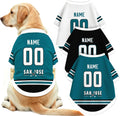 San Jose Dog Clothes Dog Jersey T-Shirt Custom Name & Number for Small Middle and Large Dogs