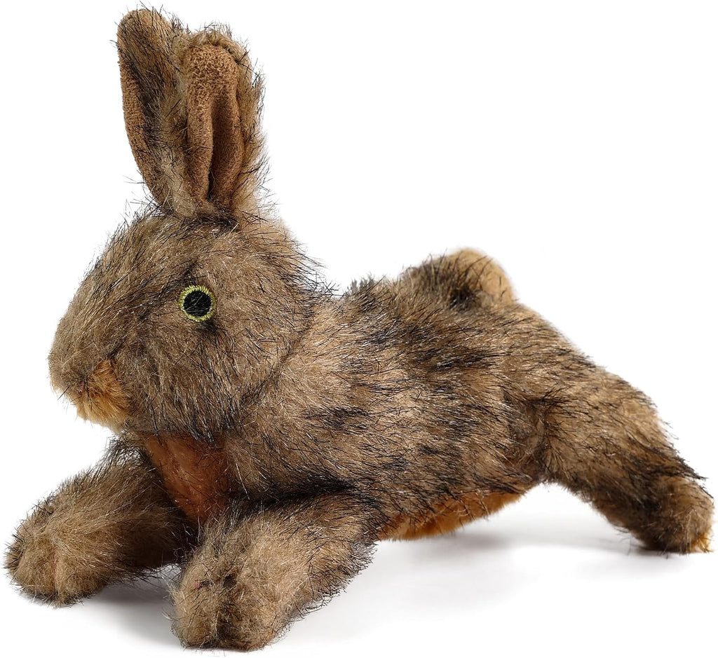 ALL FOR PAWS Rabbit Squeaky Doy Toy, Bunny Dog Toy for Medium Large Breed, Puppy Fetch Toy with Squeaker, Plush Chew Dog