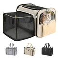 MIDOG Soft Cat Carrier Airline Approved, Expandable for Cats Up to 15lbs