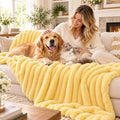 2027 NEW Emotional Support Blanket for Dogs (Yellow,27×39 in)