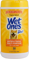 Wet Ones, Dog Wipes, Pet Wipes, Tropical Splash, 50 Count