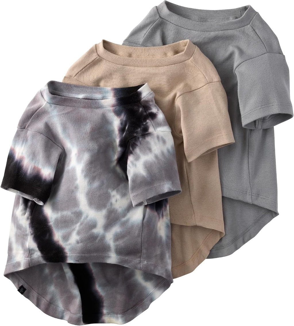 Pet Passion Toby II Dog T-Shirt, 3 Pack, Sage Camo, Small