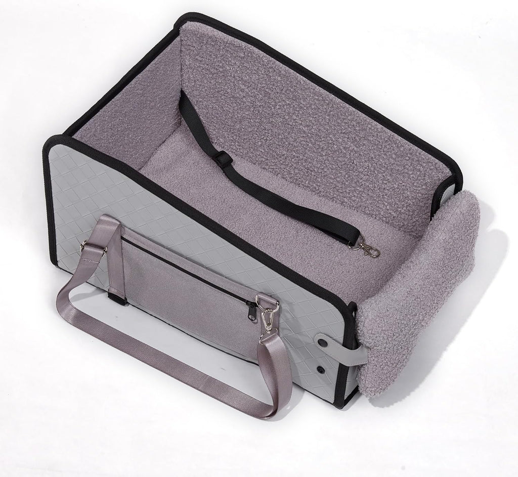 Center Console Dog Car Seat,Pet Car Seats for Small Dogs,Under 30 lbs