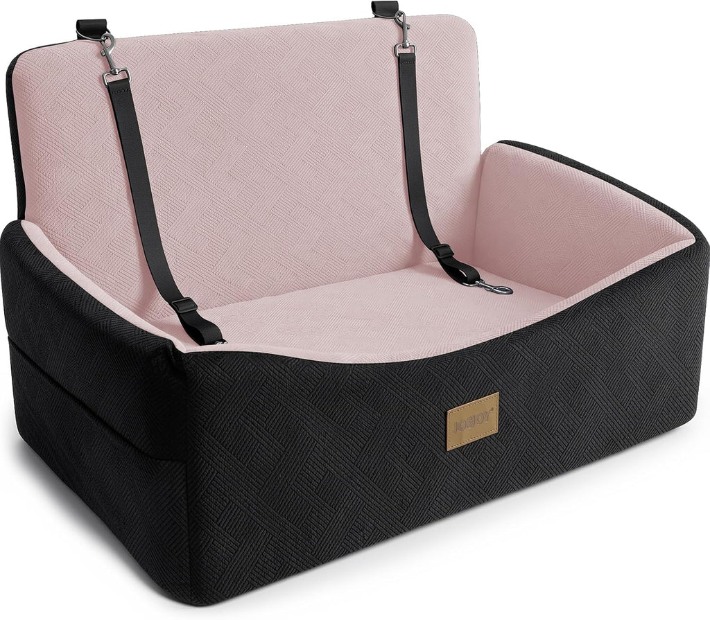 JOEJOY Dog Car Seats for Small Medium Dogs Under 35lbs, Dog Booster Seat with Detachable Washable Cover and Cushion, Mem