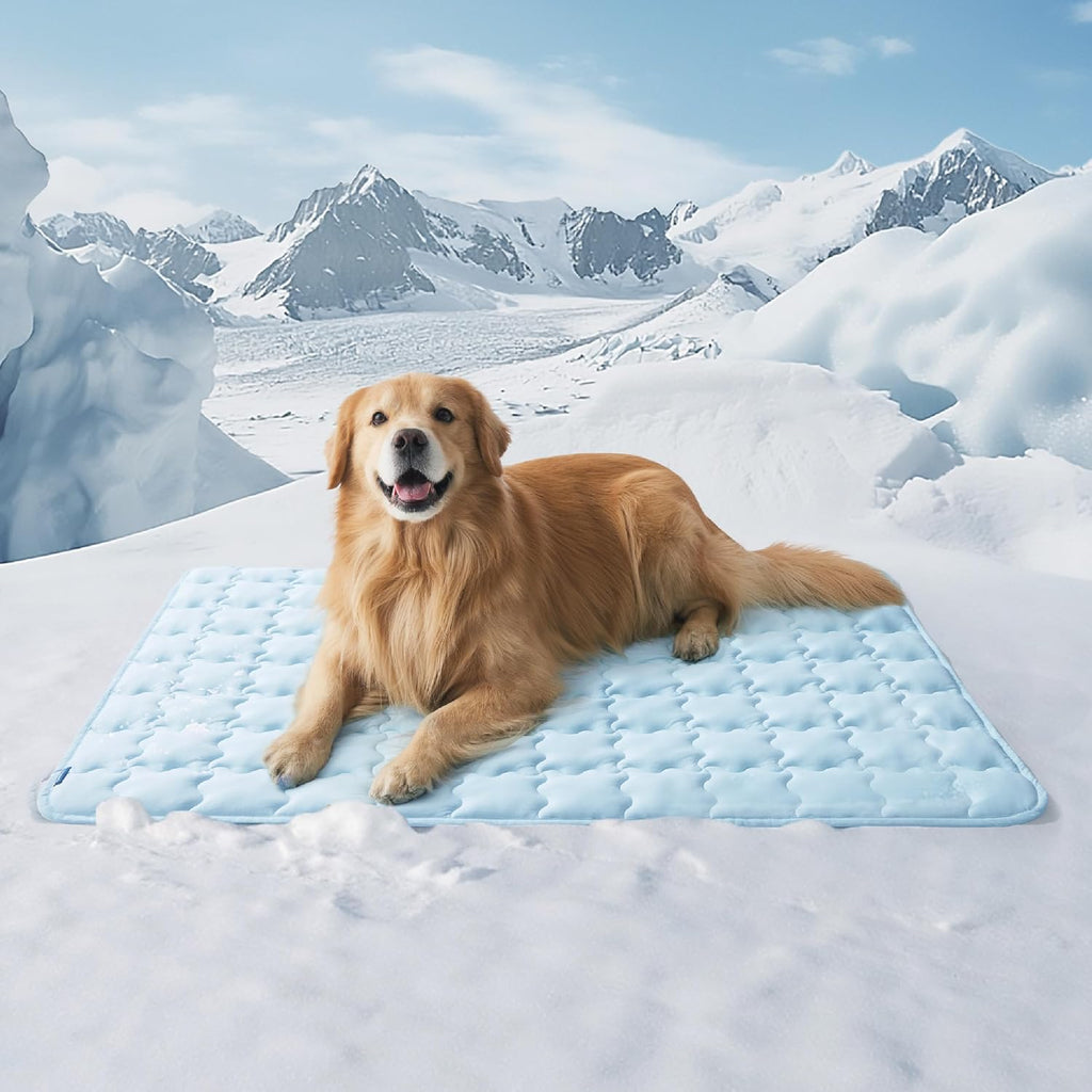 Bedsure ArcticMax™ Cooling Mat for Large Dogs,Q-Max>0.5 Chill Fiber,41In