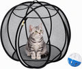 Rolling Cat Hamster Ball, Pop Up Catio Outdoor Cat Enclosure