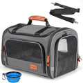 Morpilot Expandable Soft Cat Carrier for Air Travel, 16 x 11 x 11in
