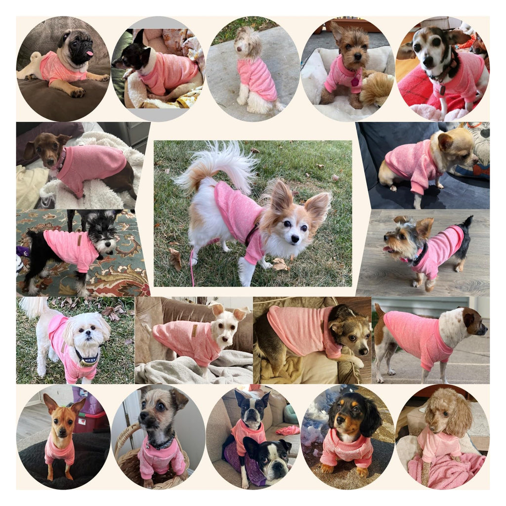 Dog Sweaters for Small Dogs, Soft Fleece Puppy Clothes, Warm Winter Coat